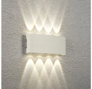 Brilagi - LED vonkajšie nástenné svietidlo FLAREBOX LED/8W/230V biela IP65