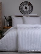 Hotelový povlak na prikrývku 140 x 200 cm - prúžok 20 mm
