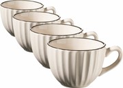 Mäser Súprava šálok 4 ks OSITA - 200 ml, krémová