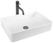 Rea Fiorella, umývadlo na dosku 505x345x130mm, biela lesklá, REA-U6621