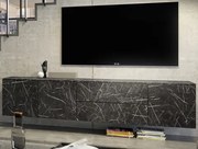 Nízka skrinka s možnosťou zavesenia Dublin, čierny mramor%