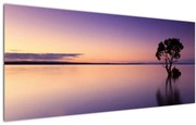 Obraz vodnej hladiny pri východe slnka (120x50 cm)