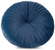 DEKORAČNÝ VANKÚŠ VELVET68 (FI) 40 CM TMAVOMODRÁ