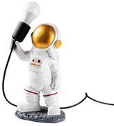 Stolná lampa Astronaut zlatá/biela