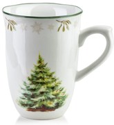 Vánoční hrnek Santa Lila 220 ml bílo-zelený