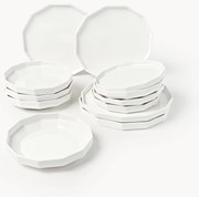 Porcelánová súprava riadu Angoli, 4 osoby (12 dielov)