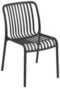Plastová stolička TREGO, antracitová
