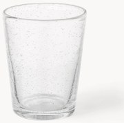 Ručne fúkané poháre's dekoračnými vzduchovými bublinami Bubble, 4 ks