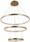 Azzardo AZ4429 - LED Luster na lanku BRIGHTON LED/55W/230V zlatá