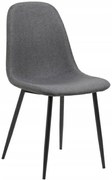 Jídelní židle Celia šedá/černá