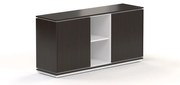 Nízka skriňa Creator 162,8 x 44,5 x 80,3 cm, biela / wenge