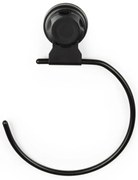 Čierny samodržiaci nástenný držiak na osušky Compactor Bestlock Black Belt And Towel Support