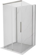 Mexen Rox-3S, 3-stenný sprchový kút 120 x 120 cm, 8mm číre sklo, oceľový profil, 8C2-120-120-97-00-3S