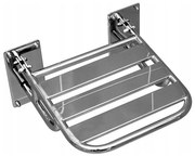 Cersanit Etiuda, sklopiteľná sprchová stolička 45 x 40 cm, nerez, K97-040