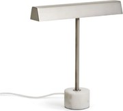 Kovová stolová lampa v striebornej farbe (výška 32,5 cm) Lynor – Kave Home