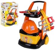 Teddies sada náradia s vozíkom na kolieskach plast v krabici 38x62x20cm