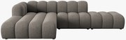 Micadoni Lupine rohová sedačka ženilka - Sivá, Ľavá