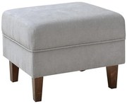 Taburet GALA 46x54 cm sivý