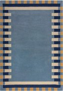 XXXLutz VLNENÝ KOBEREC, 120/170 cm žltá, modrá Flair Rugs - Online Only bytové doplnky - 003165040901