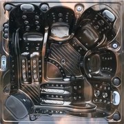 Akrylátová vírivka Everest - vystavený model zlato-hnedá s hnedou bočnicou