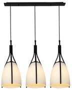 Luxera 61302 - Luster na lanku ZORZO 3xE27/60W/230V