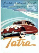 Ceduľa Tatra 87 -160km/hod