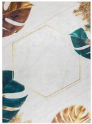 Dywany Łuszczów, Kusový koberec ANDRE Hexagon 1150, 80x150, viacfarebná, chodba / predsieň