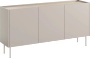 Komoda Desin 170 cm s kovovými nohami - kašmír / dub nagano