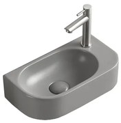 Mexen Viera, umývadlo na dosku 40x21x12 cm, ľavé, svetlá šedá matná, 21274061L