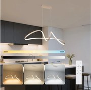 Brilagi-LED Stmievateľný luster na lanku TWISTER LED/60W/230V 3000-6000K béžová+DO