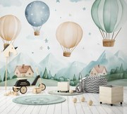 Fototapeta - Lietajúce balóny (147x102 cm)