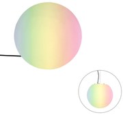 Inteligentná vonkajšia lampa biela 35 cm IP65 vrátane WiFi A60 - Nura