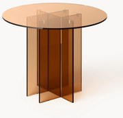 Okrúhly sklenený jedálenský stôl Anouk, rôzne veľkosti