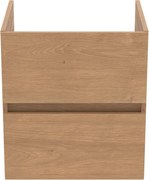 Závesná skrinka pod umývadlo v dekore duba v prírodnej farbe 50x55 cm Eurovit+ – Ideal Standard