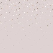 DEKORNIK Simple Stars From The Sky Powder Pink - Tapeta