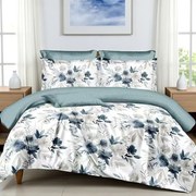 Mikroplyš obliečky Homa MALENA BLUES 7-dielna sada 140x200 cm
