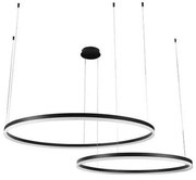 LED Stmievateľný luster na lanku LED/128W/230V 3000-6500K + diaľkové ovládanie