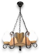 Brilagi - Luster na reťazi QUEEN 3xE14/40W/230V buk