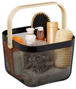 Úložný košík s rukoväťou RD31609, čierna