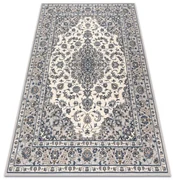 Koberec NAIN Ramka ornament 7335/51935 béžový / granátový