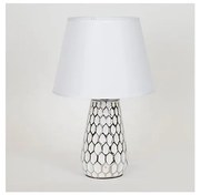 Stolná lampa 1xE14/40W/230V biela/strieborná