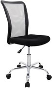 Kancelárska stolička Spirit, čierna/sivá%
