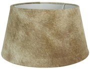 Tienidlo lampy z kravskej kože béžová - Ø 40 * 22,5cm