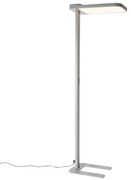 Denná stojaca lampa sivá štvorcová vrátane LED a stmievača - Guzo