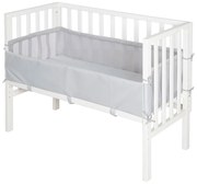 Biela postieľka 90x45 cm – Roba