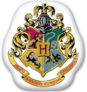 Tvarovaný 3D vankúš Harry Potter - erb Hogwarts - 37 x 35 cm