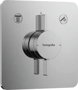 Sprchová a vaňová batéria Hansgrohe DuoTurn Q bez podomietkového telesa chróm 75414000