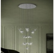 Eglo 390402 - LED Stmievateľný luster na lanku PARATEBUENO 17xLED/3W/230V chróm