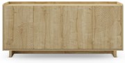 Komoda v dekore duba v prírodnej farbe 180x80x40 cm Daira – Marckeric