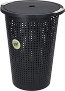 Kôš na prádlo 35 l, čierny%